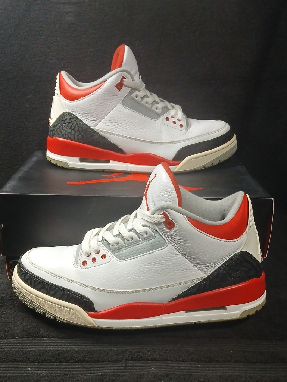 Air Jordan 3 Retro "FIRE RED" 2013 Mens Size-10 100%AUTHENTIC!